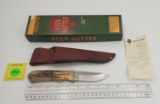 Fixed Knife: Keen Kutter, Hunting, Bone Handle w/ Sheath and Box