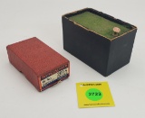 Lot of 2: (1) Winchester Advertising Pin w/ Box, (1) Winchester #6-2018 Pocket Knife Box