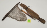 Winchester folding fishing net w/cloth bag