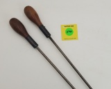 Lot of 2 Cleaning rods