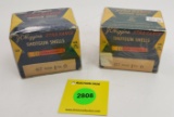 Lot of 2 JC Higgins 410G one piece box, shot gun shells, one partial, one full