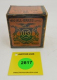 US Ammunition 410G two piece box, shot shells, empty