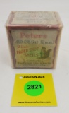 Peters 410G two piece box, paper shot shells, empty