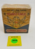 Double Eagle 12G one piece box, target shells, empty