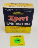 Western 12G one piece box, Xpert super target load, empty