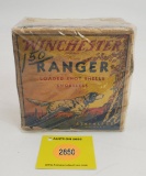 Winchester 12G one piece box, Ranger loaded shot shells, full