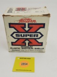 Western 12G one piece box, Super X magnum shells, full