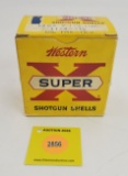 Western 14G one piece box, Super X shells, full