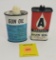 Lot of 2 Gun Oil, Anderson empty, Western Field full