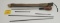Winchester gun cleaning rods in canvas bag