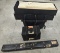 Winchester traveling sales trade show display and projector