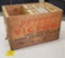 Peters Victor 12G crate with 14 boxes of Peters 12G victor shells some full some partial, 1 partial
