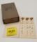 Set of 3, Winchester NOS Thighest Quality Closed Trout Flies, #3111 w/ Box and Paper Label