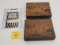 Lot of 3, two Bull's Eye Insurance boxes including solvent, rust off, gun oil, Paperwork notes on cl