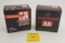 Lot of 2 Winchester 12G one piece boxes, Double AA super handicap, full