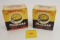 Lot of 2 Monark 12G one piece box, Federal target loads, full