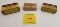 Lot of 3, 2 Western 22 long one piece boxes empty, one unmarked box partial