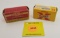 Lot of 2 Winchester 22 long one piece box super speed partial, Western 22 long one piece box Super X