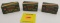 Lot of 3 Remington 22cal one piece box, Hi-Speed Klay Bird, full