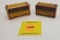 Lot of 2 Winchester 22 long one piece box, Super Speed, partial