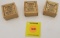 Lot of 3 Winchester 32 cal two piece box, soft point bullets, full