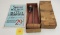 Winchester Ice pick and Mallet with cardboard advertisement