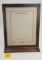 Wooden Winchester display with stand, stand is not original