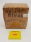 Winchester 12G two piece box, Rival Papershot shells, empty