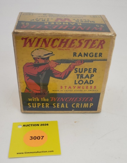 Winchester 16G one piece box, Super Trap Load, full