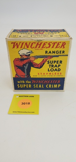 Winchester 12G one piece box, Ranger trap load, full