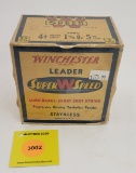 Winchester 12G one piece box, Super Speed long range, full