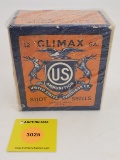 Climax 12G two piece box, Black shells, full