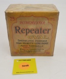 Winchester 12G two piece box, Repeater Oval paper shotshells, full