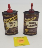 Lot of 2, Williams Bore Cleaner, both empty