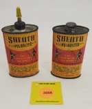 Lot of 2 Sheath polarized oil, both empty