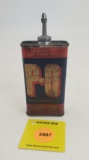P-Q Gun oil, paper label, full