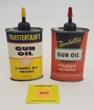 Lot of 2 Gun Oil, Revelation partial, Mastercraft empty