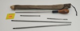 Winchester gun cleaning rods in canvas bag