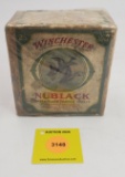 Winchester 10G two piece box, NuBlack black powder shells, partial