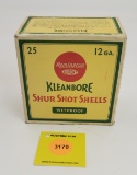 Remington 12G one piece box, Shur Shot shells, full