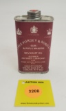 James Purdey & Sons LTD nevarust oil, paper label, full