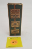 Chloroil Solvent glass bottle, paper label, partial