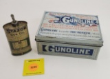 Gunoilne Tin Box with Stazon Gun Oil full