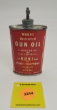 Wards Western Field Gun Oil, empty