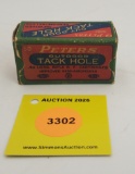 Peters 22 long one piece box, Outdoor tack hole, full