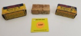 Lot of 3, 2 Western 22 long one piece boxes empty, one unmarked box partial