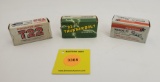 Lot of 3, Winchester Wildcat 22 one piece box full, Winchester Western T22 short one piece box full,