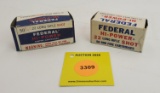 Lot of 2 Federal 22 longs one piece box, Hi-Power, full
