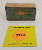 Western 22cal shorts two piece box, rim fire cartridges, full