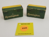 Lot of 2 Remington 22 WRF one piece box, high velocity, full